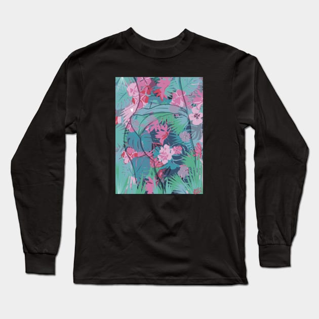 Tropical Thunder Long Sleeve T-Shirt by DavesNotHome